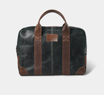 Buffalo leather Briefcase- Green bag