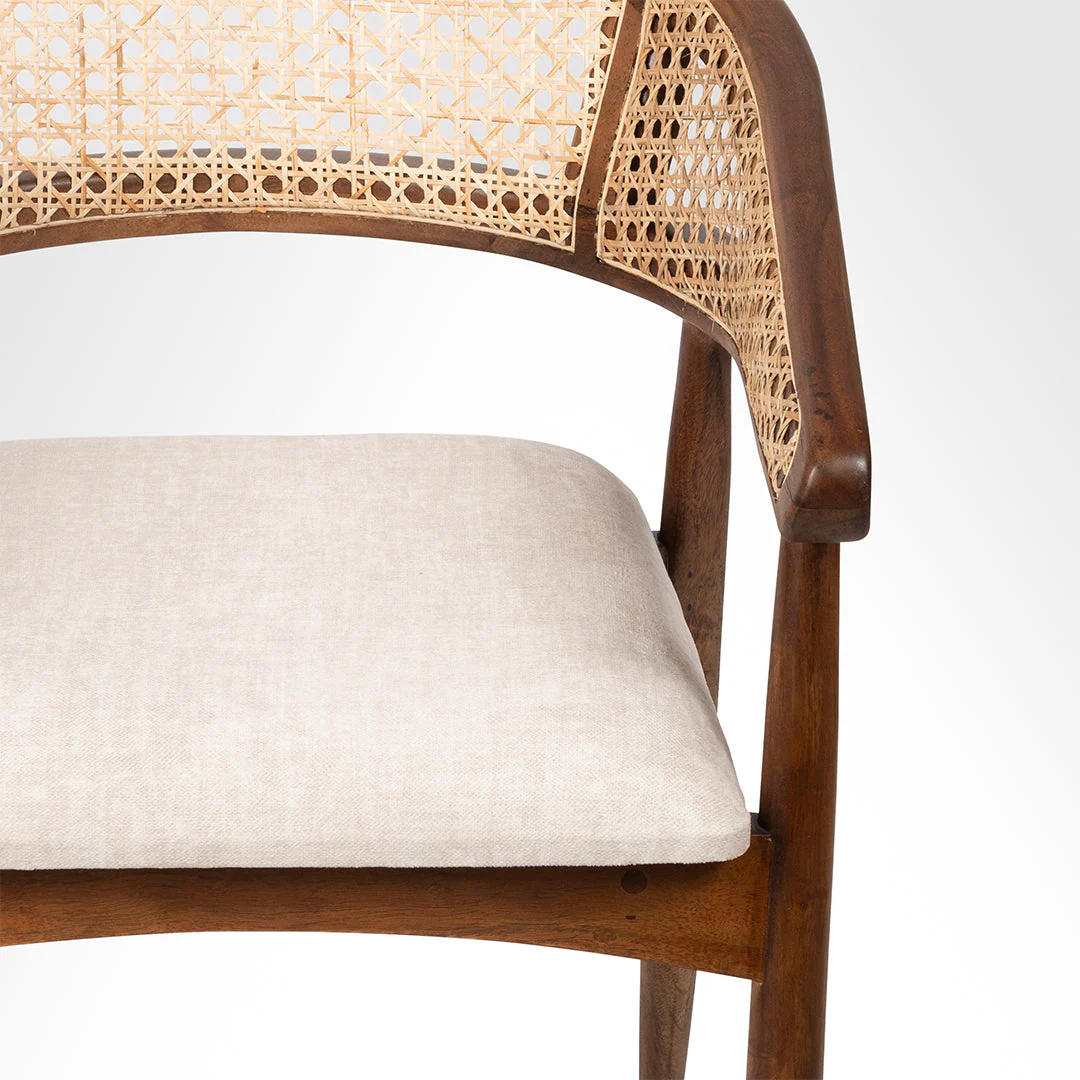 Craftshades Cane Wooden Chair - Image 2