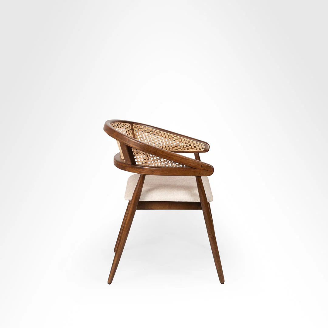 Craftshades Cane Wooden Chair - Image 4