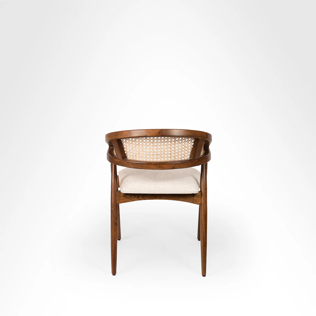 Craftshades Cane Wooden Chair - Image 3