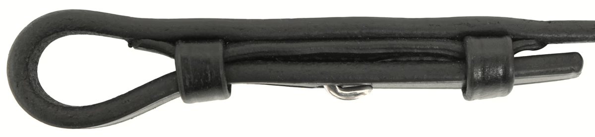 Premium Black Leather English Snaffle Bridle - Image 2