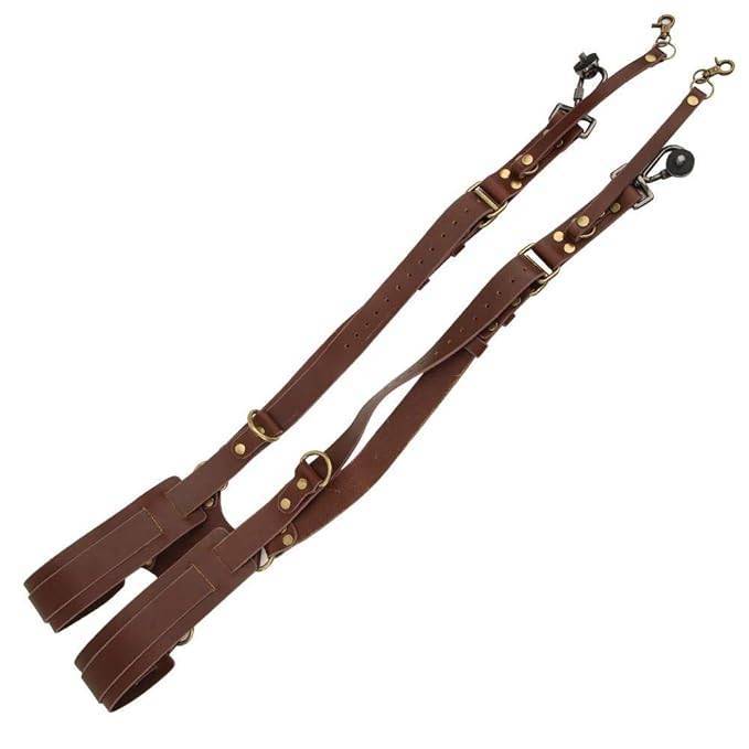 Premium Double Shoulder Leather Camera Strap - Image 10