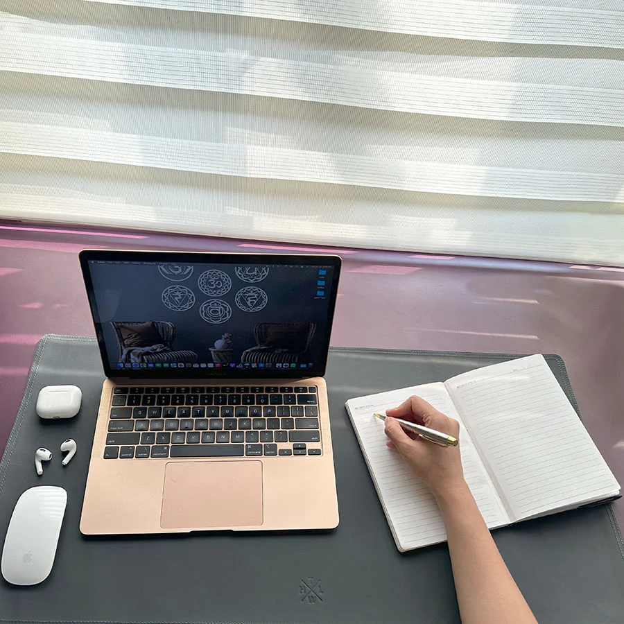 Premium Leather Office Desk Mat – Elegant Work Surface Protector - Image 7