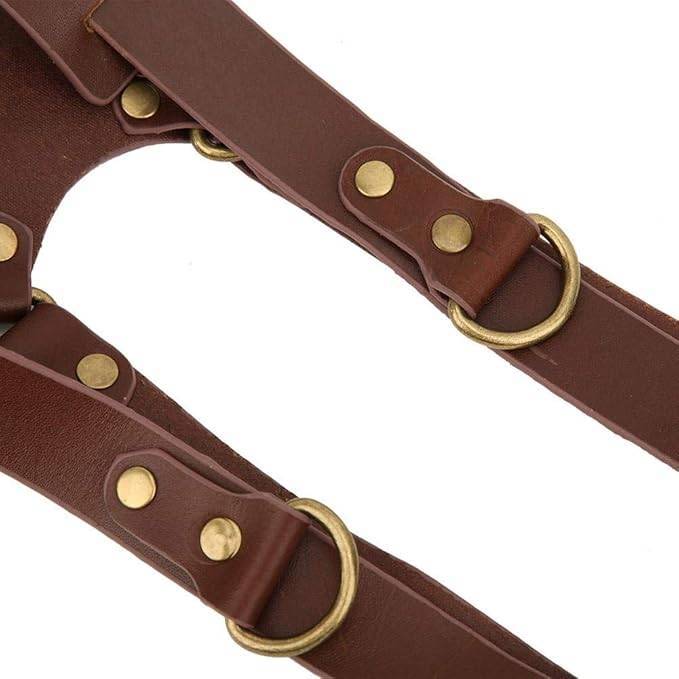 Premium Double Shoulder Leather Camera Strap - Image 11