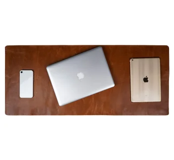Premium Leather Office Desk Mat – Elegant Work Surface Protector
