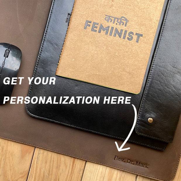 Premium Leather Office Desk Mat – Elegant Work Surface Protector - Image 9