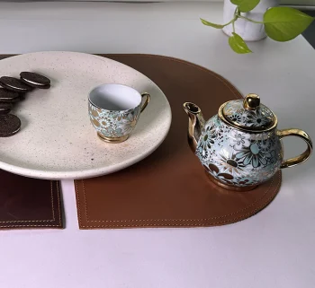 Premium Leatherette Dining Table Placemats – Heat Resistant & Elegant Design