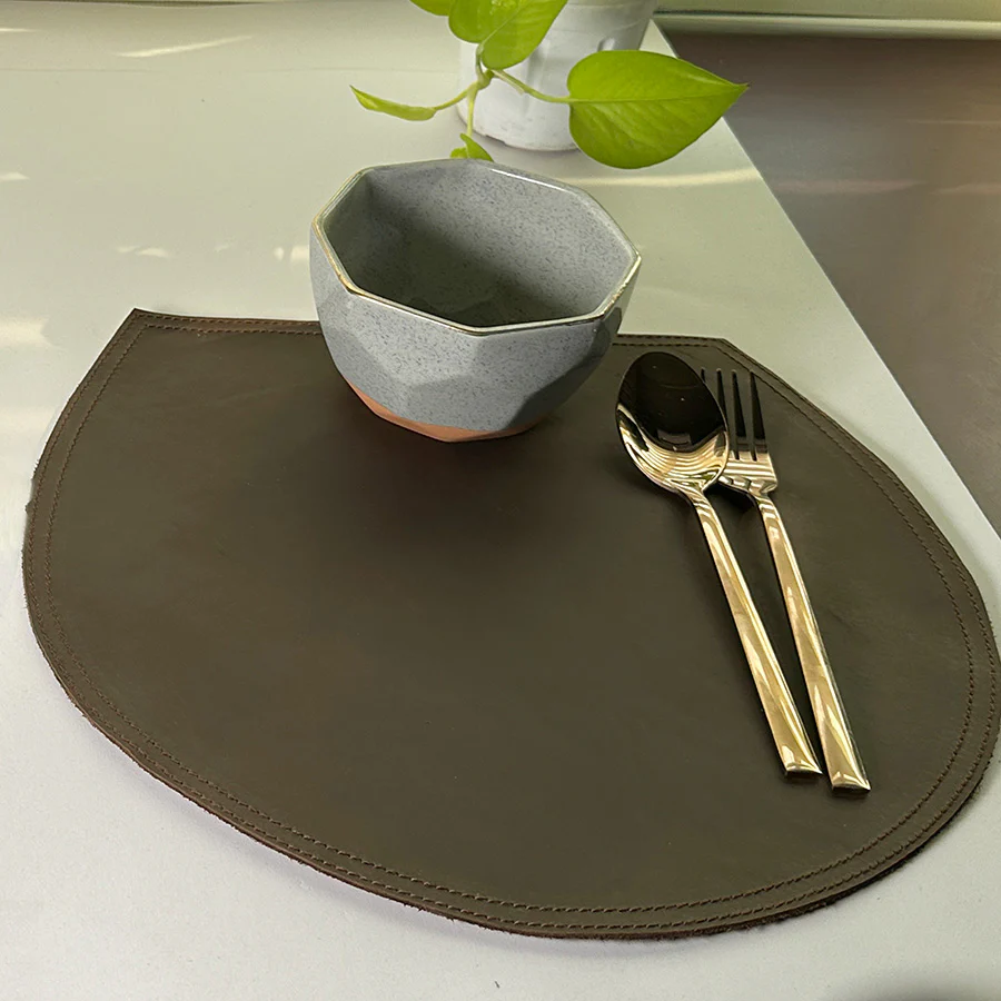Premium Leather Dining Table Placemat – Elegant & Durable - Image 2