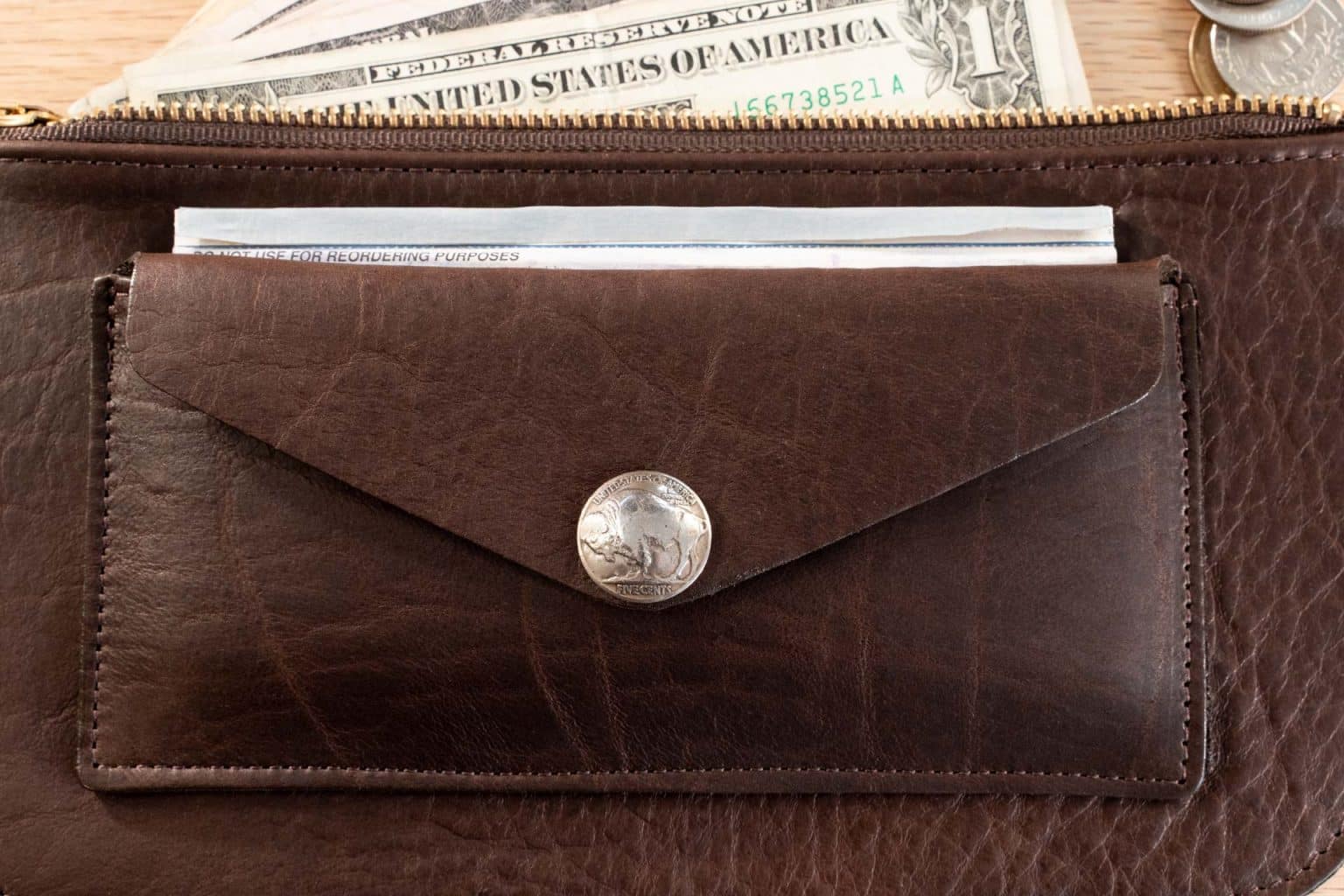 Premium Leather Money Bag - Image 2