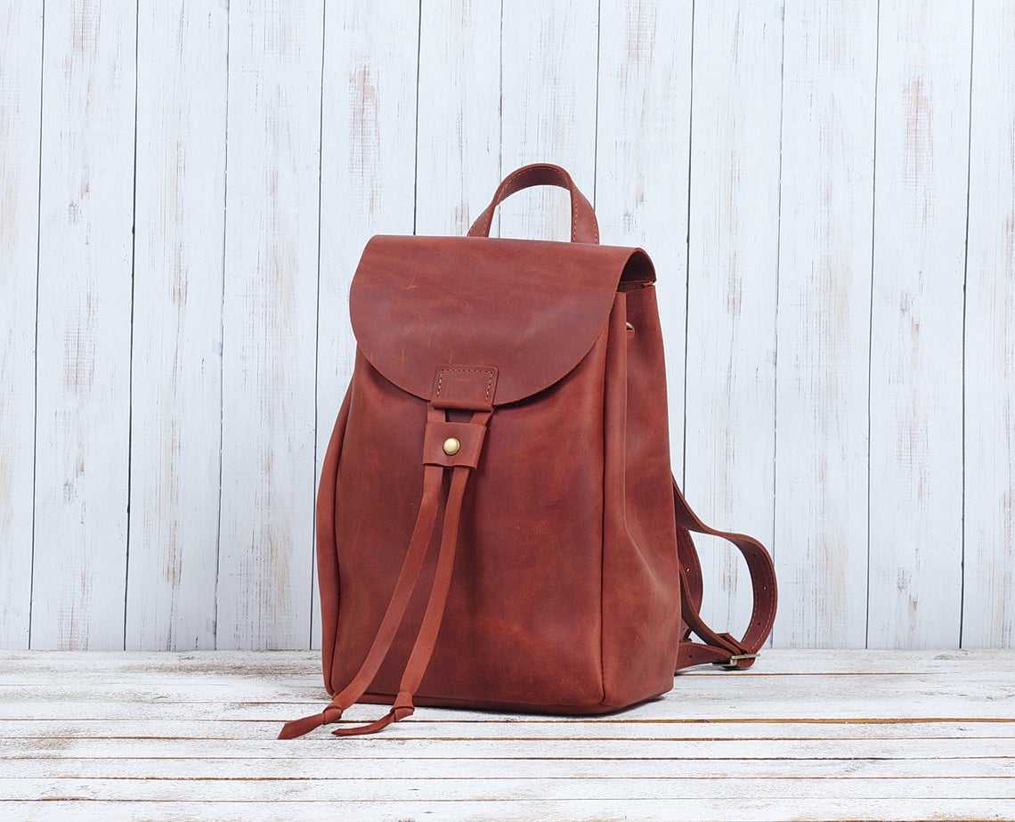 Craftshades - Buy Genuine Leather Handmade Premium Leather Custom Girls Fashion Women Bag Outdoor Used Backpack Brown Leather College Backpack