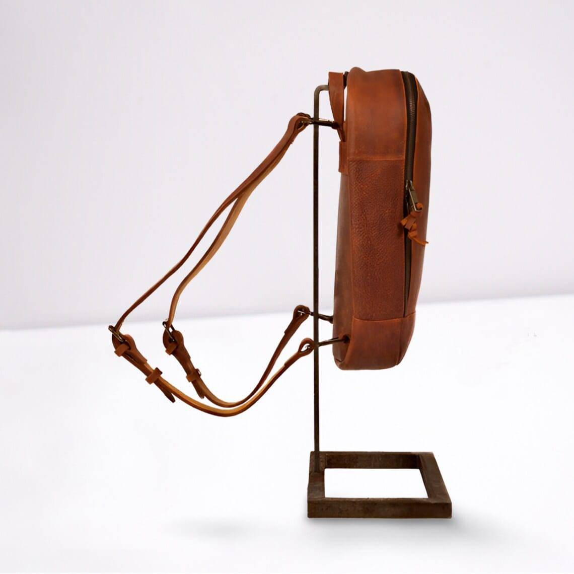 Craftshades – Leather Laptop Backpack for the Modern Professional. Buffalo leather bag, and Built to Last. college bag-Zaw Trading - Image 3